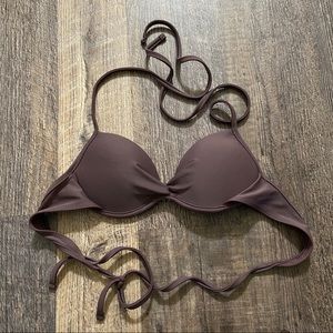 Push up bikini top and matching bottoms